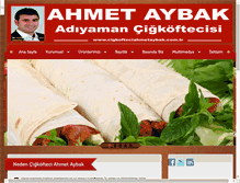 Tablet Screenshot of cigkofteciahmetaybak.com.tr